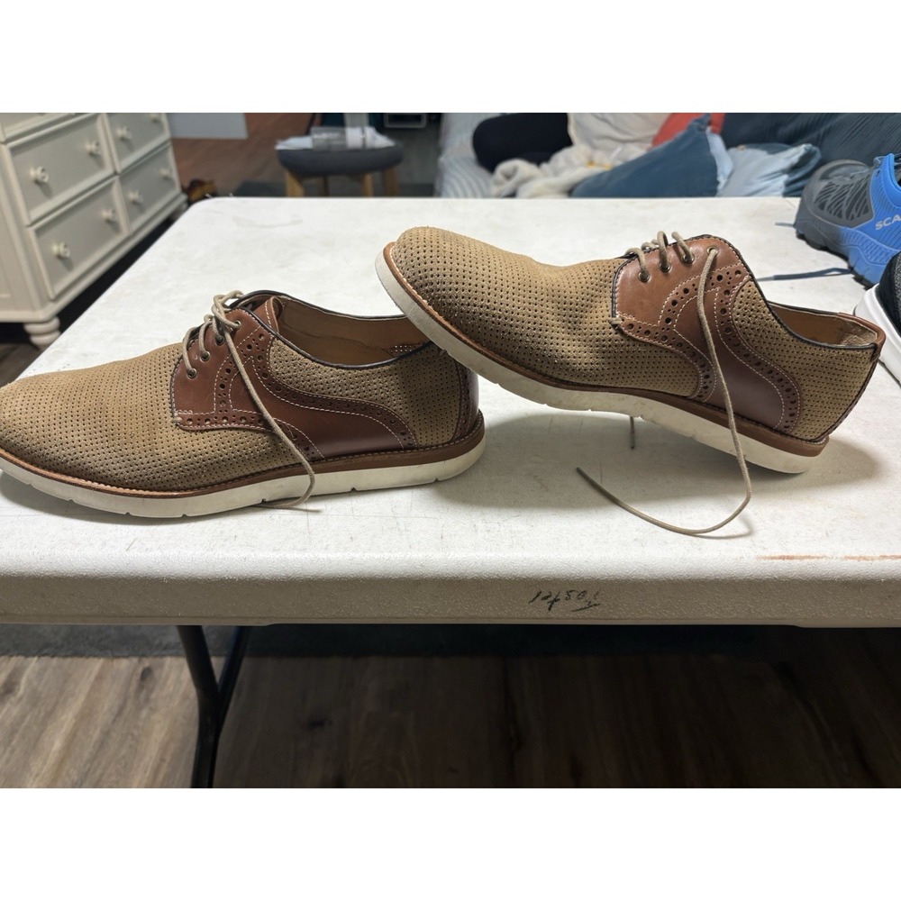 Johnston Murphy Sheepskin Vented Flex‎ System Mens Shoes Size 10 M